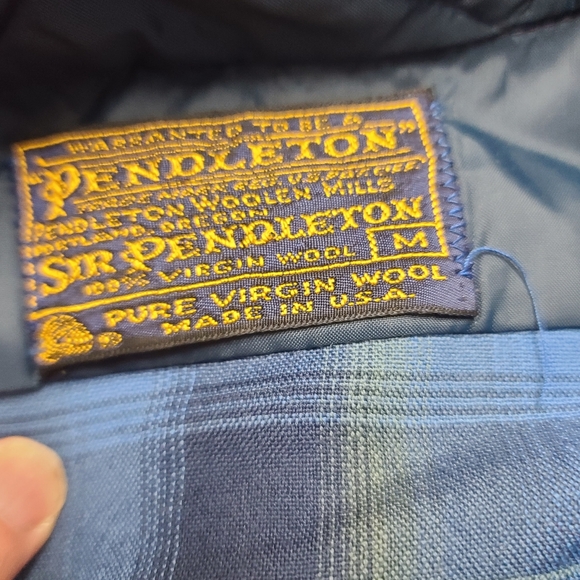 Vintage Pendleton 100% Virgin Wool Lot Of 3 Men’s Plaid Button-Up Shirt Size Med - Picture 2 of 9